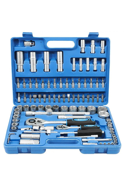 Notig Tools Socket wrench set, Notig Tools, 94 pieces, carbon steel, 1/4" + 1...