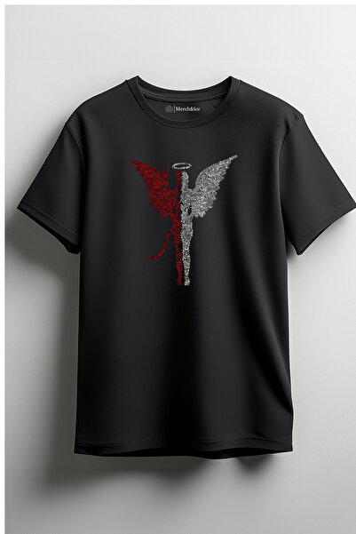 Merch&ice Γυναικείο μπλουζάκι με στάμπα δύο σε ένα, unisex