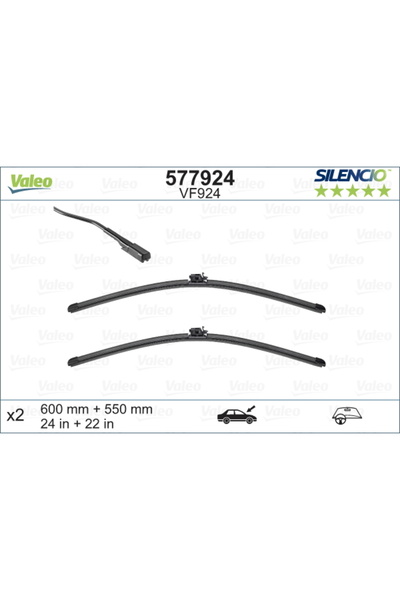 VALEO Μάκτρο υαλοκαθαριστήρα 577924