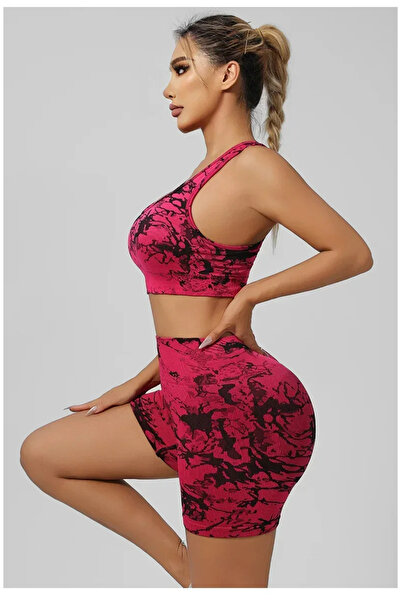 UNİBOX Women's Set, Bra and Shorts for Fitness and Physical Activities, Quick...