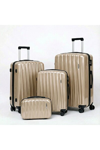 Flieger Luggage 4pcs Luggage, ABS Suitcase,Spinner Wheels,Lightweight And Stu...