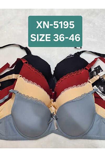 LADY CARE Elegant and understated 4-piece bra set