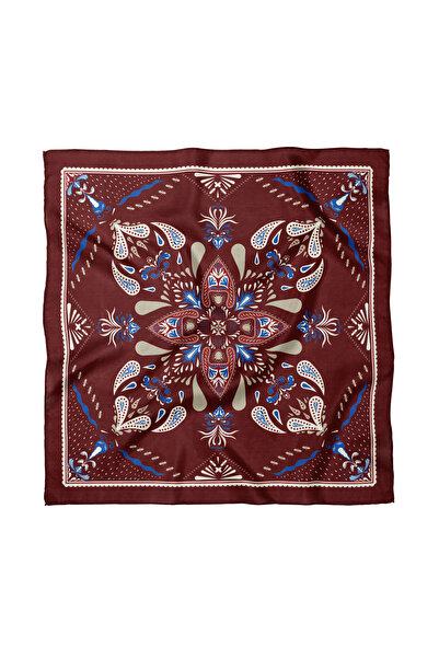 Sultan İpek Shawl Patterned Scarf / Bandana 70X70Cm