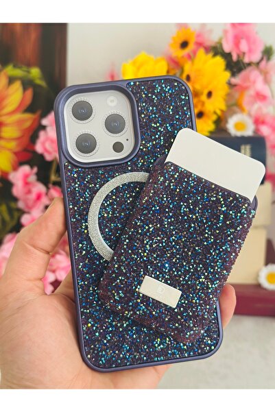 CaseHub (2 في 1) حافظة آيفون 14 برو ماكس متوافقة مع ماج سيف مع حامل بطاقات وم...