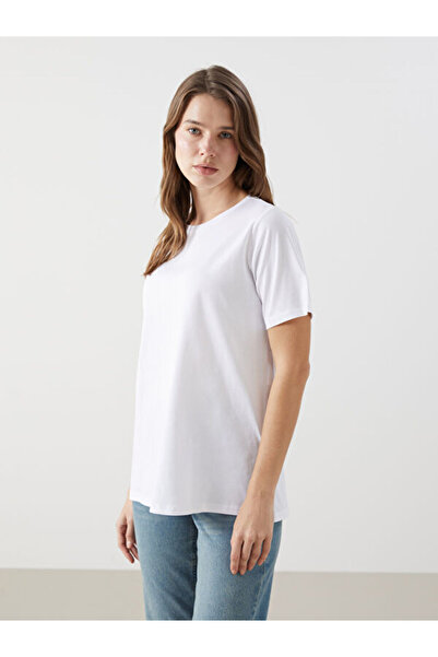 LC Waikiki Rmz Gi̇yi̇m Farkiyla Zero Roba Collar Women's T-Shirt