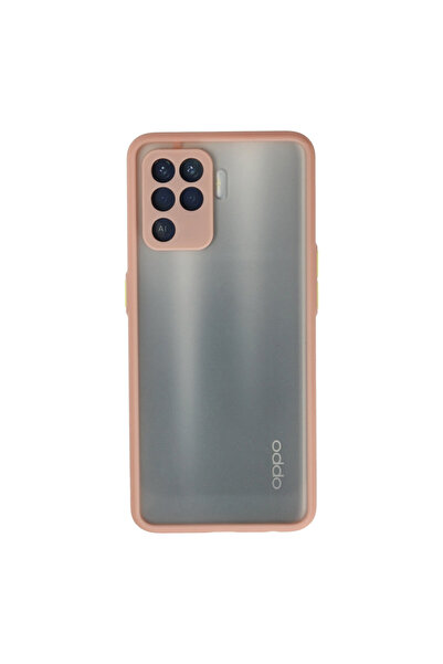 cepmoda حافظة هاتف OPPO "Reno 5 Lite" من السيليكون غير اللامع - غطاء شفاف بلو...