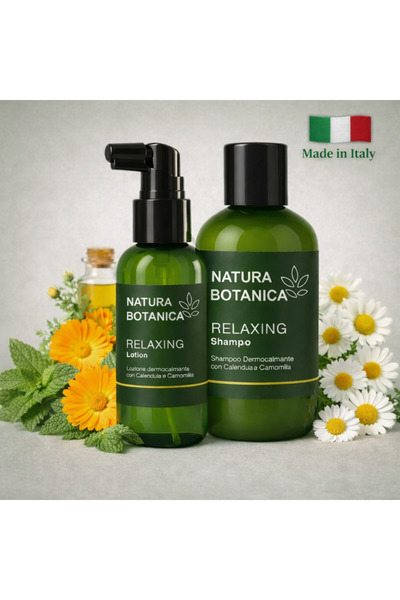 7LIFE Natura Botanica Relaxing – Shampoo & Soothing Lotion with Calendula, Ch...