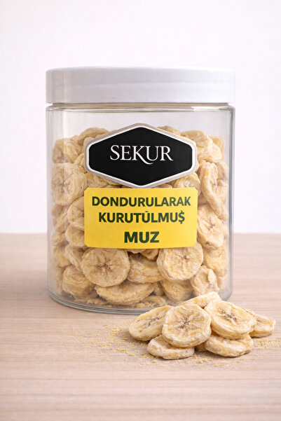 SELKUR Freeze-Dried Banana 50Gr (in Jar)