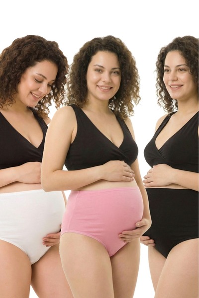 Tuess 3-Pack Maternity Panties Mixed Colors