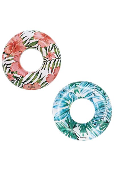 BESTWAY 1.19m circular swim hoop with rope – Swim Tube with Rope