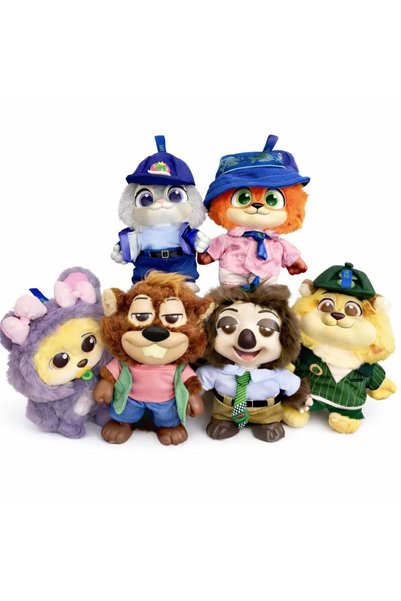 ZİVENTA Zootopia 2 Zootropolis Plush Keychain Figure Box Toy Blind Box High Quality Lover Gift