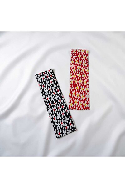 diclecollection مجموعة من قطعتين من ربطات الشعر ذات النمط الزهري وربطة رأس لل...