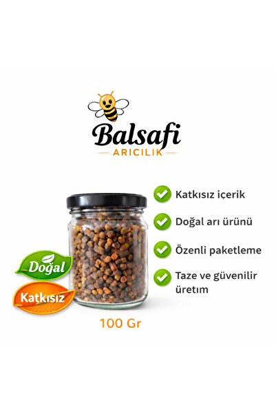 Balsafi Arı Ekmeği 100 Gr Perga Doğal Fermente Ham Arı Ekmeği yerli üretim
