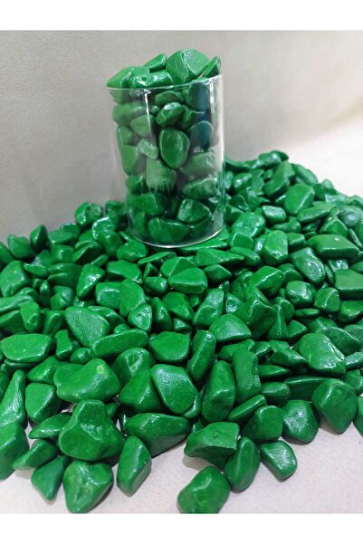 Royall Craft Zümrüt Yeşili Akvaryum Taşı 500 gr Dekoratif Balık Akvaryumu Süs...