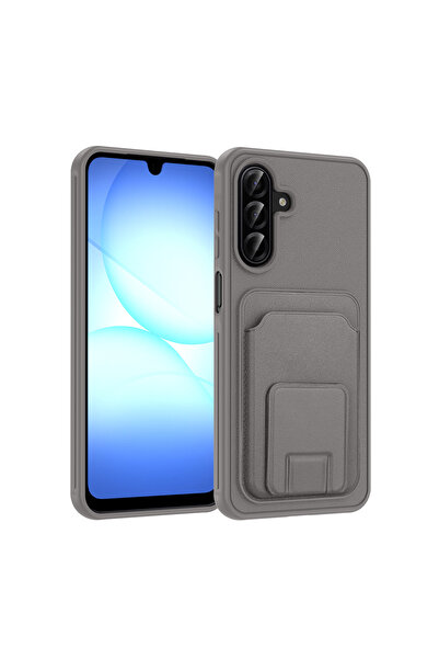 Techaks غطاء حماية لهاتف جالاكسي A17 مع حامل بطاقات من مادة TPU TCHS Bikart -...