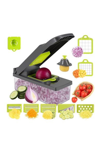 Issa Multifunctional Grater with 14 Plastic Accessories
