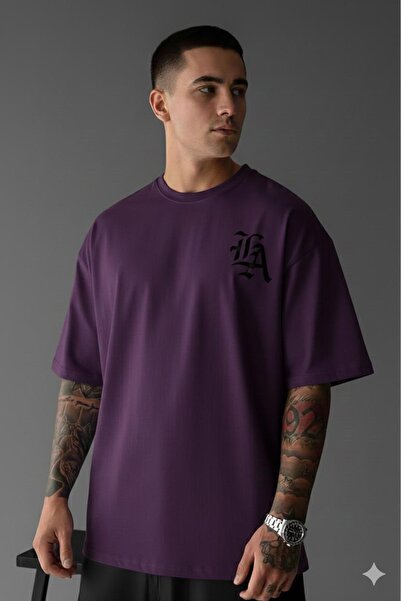 Shine Stone Men's crew neck relaxed fit printed t-shirt