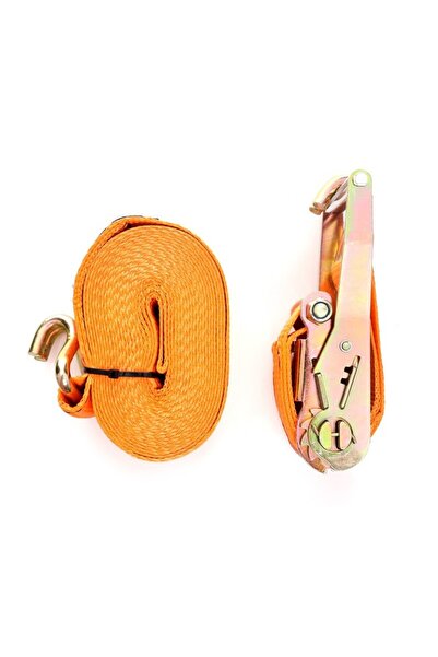 Kraft&dele Anchor strap, Kraft&Dele, with ratchet and hook, 6 m, 5 T, 50 mm