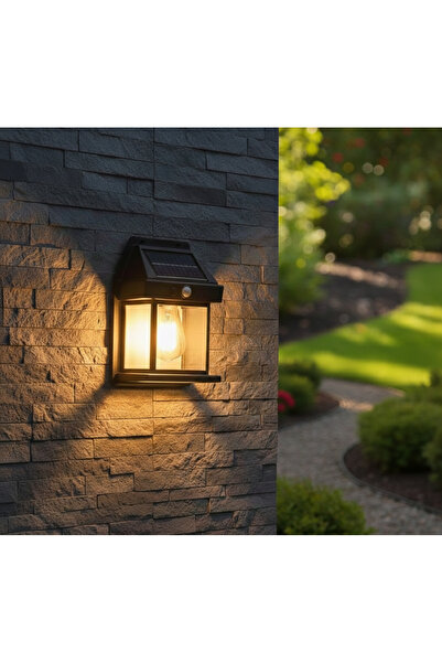 BAKIR KÖY Güneş Enerjili Sensörlü Duvar Lambası