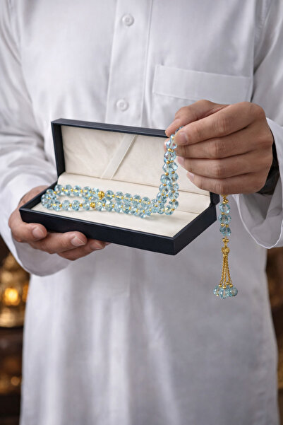 Generic A luxurious crystal rosary with an elegant box – a distinctive gift w...