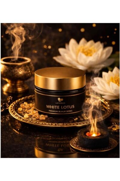 ENJOY SHOP WHİTE LOTUS KOKULU BUHUR TÜTSÜ ( 10 ADET KÖMÜR HEDİYESİ İLE )