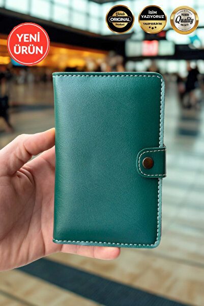 Vardo [ We Write Name ] Esther Design Business Card Holder Wallet & Passport ...