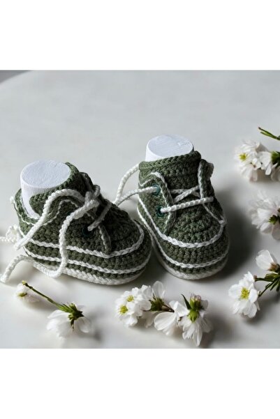 nimetabla 0-3 Months Hand Knitted Baby Booties