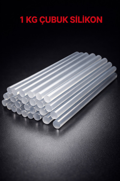 iğne izi Mum Silikon Kalın 11.5x30cm Sıcak Mum Silikon Çubuk Uç 1 Kg