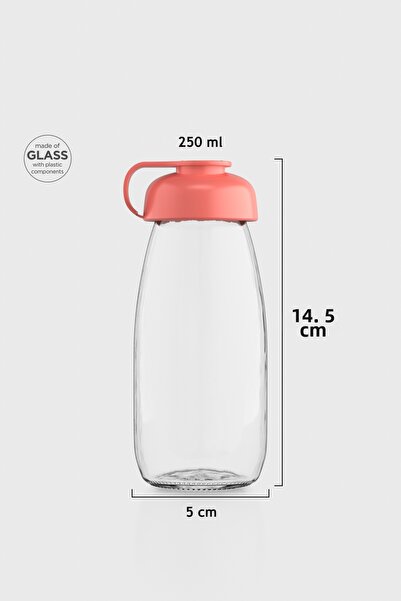 Renga Milky Kids 250 ml Glass Bottle 181011 Pomegranate Flower