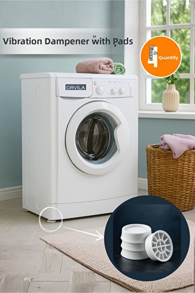 Orvila 4 bucăți ventuze anti-vibrații - anti-alunecare - opritor - suport pen...