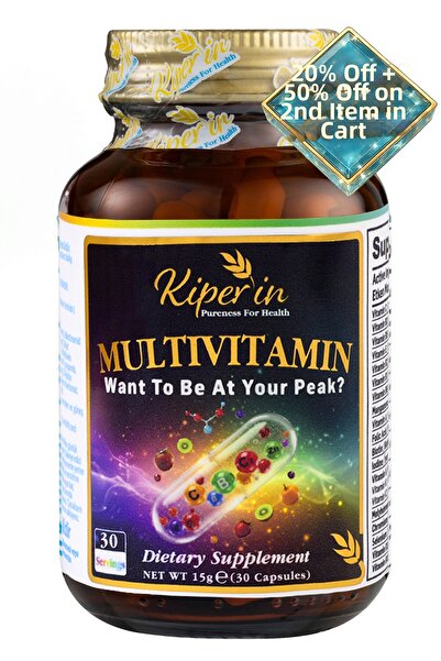 Kiperin Multivitamin |   13 Vitamins & 6 Minerals |   Skin, Hair, Nails & Energy