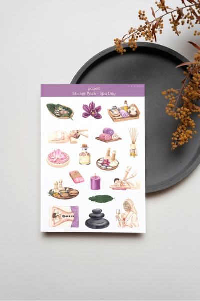 Papeit Spa Day Sticker Sheet