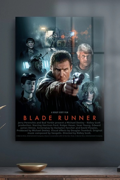 Decovetro Poster de film Blade Runner din sticlă