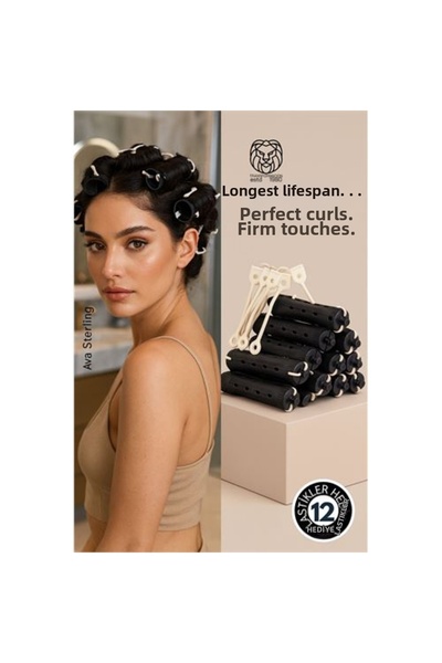 toyigoo Bigudiuri pentru păr - Set de 12 bucăți pentru coafarea buclelor - Cu...