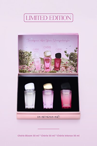 Imprime Chérie Flanker Edp Women's Perfume Set |   Chérie & Bloom & Intense 5...