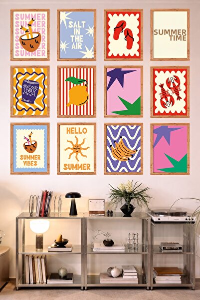 UNT Bucătărie cu aspect de cadru cu 12 rame |   Modern |   Set de pictură cu ...