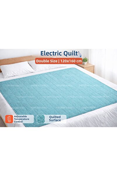 Toptancı Amca Ηλεκτρική Κουβέρτα Διπλή 120x160 εκ. – Επιφάνεια από τσόχα, Ρυθ...