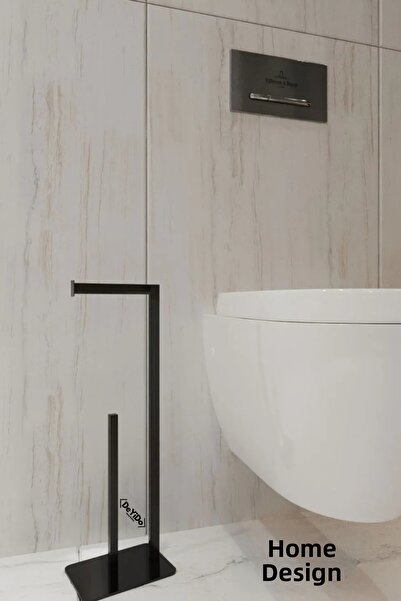 DeYiDo Toilet Paper Holder Spare Special Design Heavy Cast Footed Tip-Resistant Practical Bathroom Toilet WC Hook
