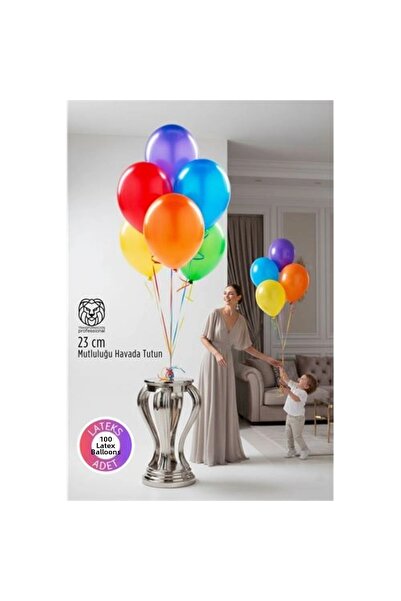 shopwave Brk Premium Series 23 cm Matte Latex Balloon Set – Professional Even...