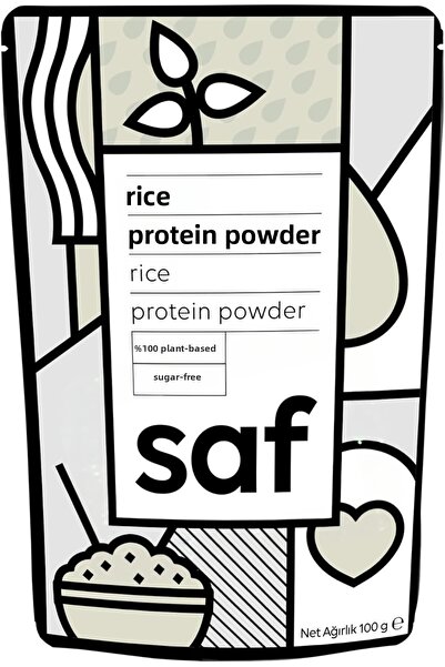 Saf Nutrition مسحوق بروتين الأرز 100 جم