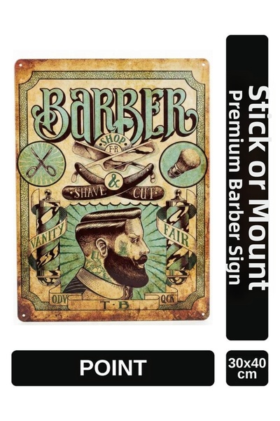 Point Shiny Metal Table for Barber Shop Hair Salon 30X40 cm Pctr-2005