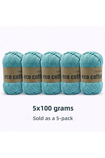 Oxford İplik 5 عبوات من القطن الصديق للبيئة - 100 جرام 200 متر خيط حياكة من ا...