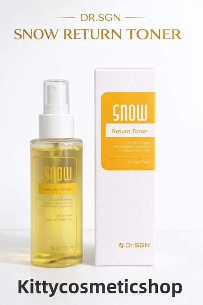 dr.sgnbio Dr.Sgn Snow Return Toner 120ml (Brightening and Revitalizing Toner ...