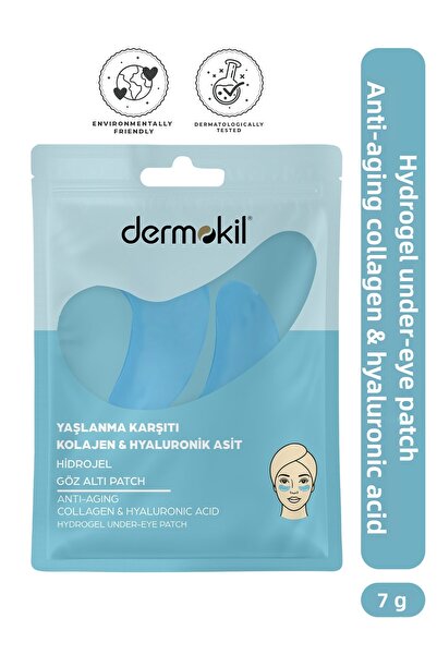 Dermokil Anti-Aging Collagen & Hyaluronic Acid Hydrogel Patch Under-Eye Mask