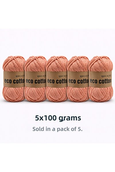 Oxford İplik 5 عبوات من القطن البيئي - 100 جرام 200 متر خيط حياكة من القطن ال...