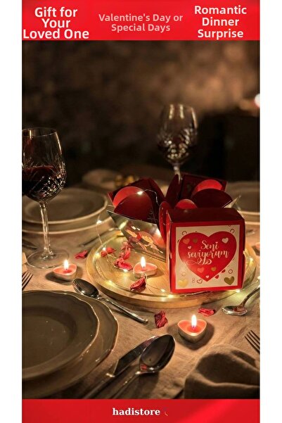 hadistore Romantic Gift Box for Lovers – Special Design Love-Themed Box with ...