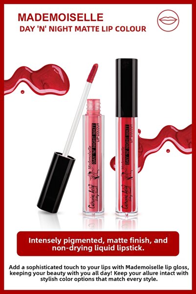 Catherine Arley Mademoiselle Day'N'Night Matt L.Lipgloss No:28 Lipgloss Lipstick