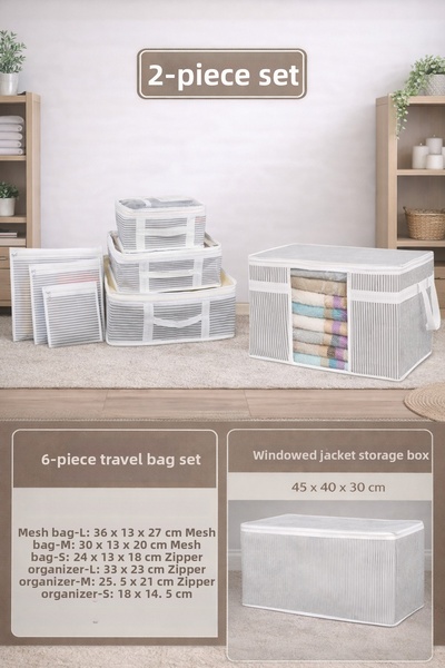 PONÇİK BEBEK Multi-Purpose Under-Bed Organizer, Kazan Hurcu with Window & 6-P...