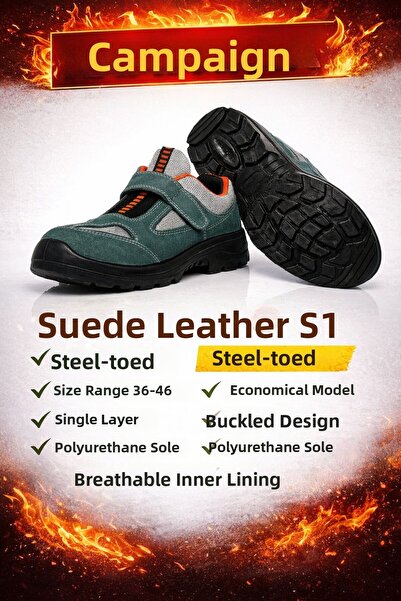 ADESAN Work Shoes