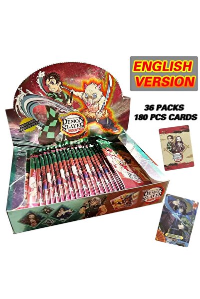 Choice 180 قطعة (1 صندوق) بطاقات فلاش قاتل الشياطين بطاقة قطار موغن SSP بطاقة...